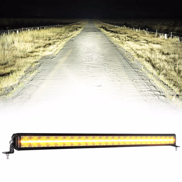 Auxbeam SP-DRL Series 68W 7440 Lumens Off Road LED Light bar White & Amber DRL