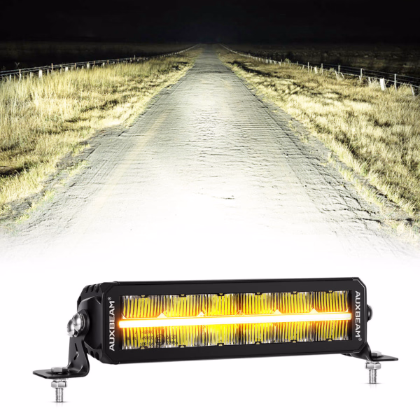 Auxbeam SP-DRL Series 68W 7440 Lumens Off Road LED Light bar White & Amber DRL