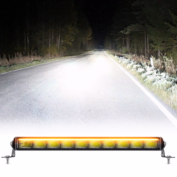 Auxbeam SP-DRL Series 68W 7440 Lumens Off Road LED Light bar White & Amber DRL