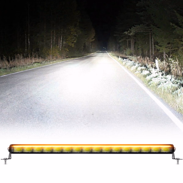 Auxbeam SP-DRL Series 68W 7440 Lumens Off Road LED Light bar White & Amber DRL