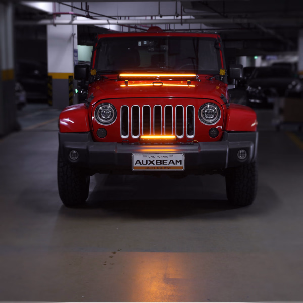 Auxbeam SP-DRL Series 68W 7440 Lumens Off Road LED Light bar White & Amber DRL