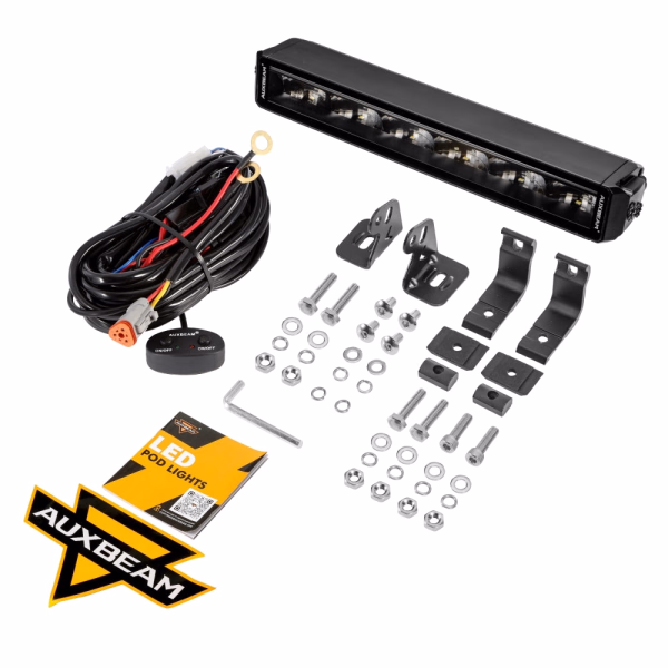 Auxbeam SP-DRL Series 68W 7440 Lumens Off Road LED Light bar White & Amber DRL