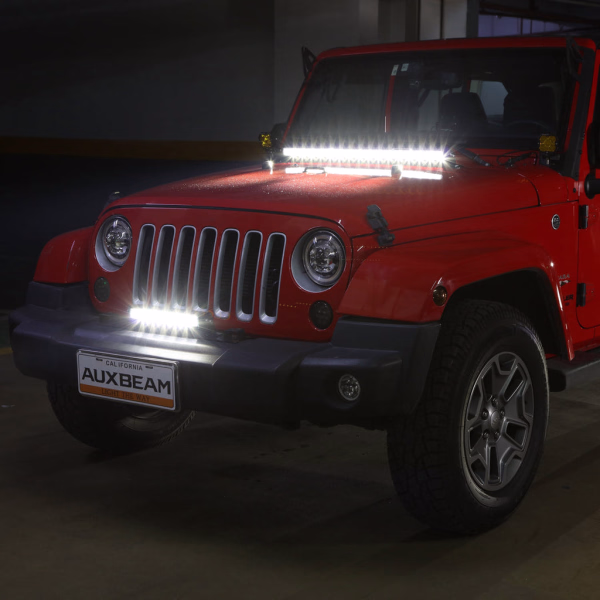 Auxbeam SP-DRL Series 68W 7440 Lumens Off Road LED Light bar White & Amber DRL