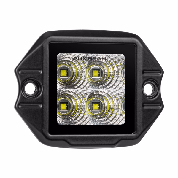 Auxbeam 3.5 Inch 40W Flush Mount LED Pod Light White Flood Off Road Lights