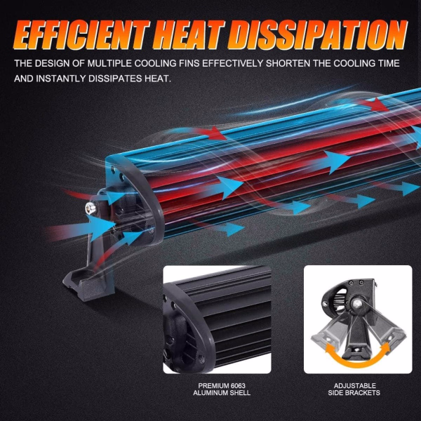 Auxbeam 5D SERIES COMBO DUAL ROW LED LIGHT BARS