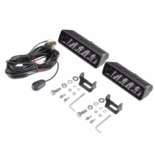 Auxbeam 6.3 Inch 60W 7200LM LED Light Bar Off Road Driving Light