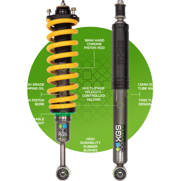 TJM XGS ROAMER Series 2-inch Lift Comfort Suspension for Suzuki Jimny