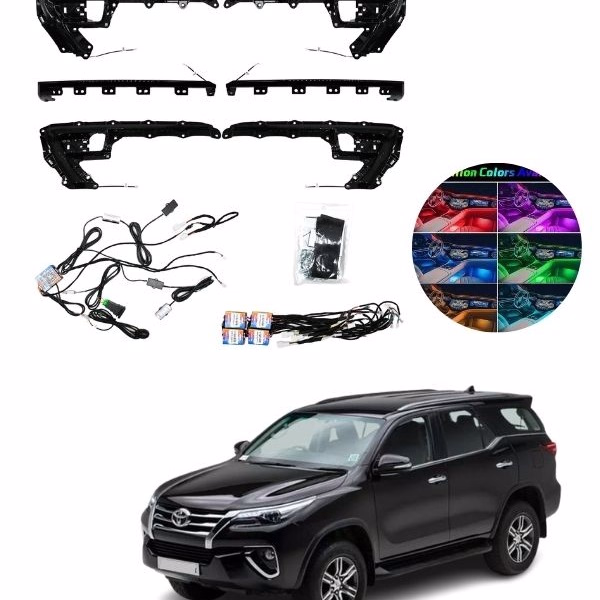 Fortuner Ambient Light Cardi 18 in 1 high end panel with LED Symphony OEM fitting (2016 - 2023)