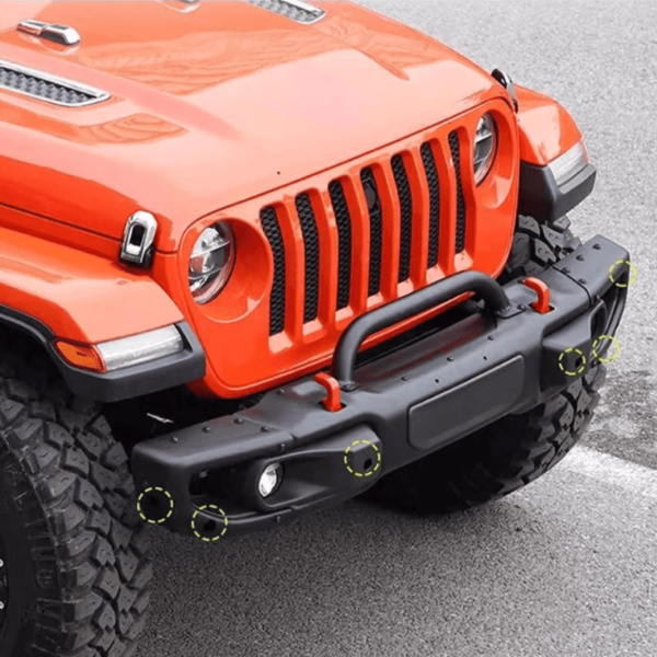 Heavy-Duty Front Bumper for Jeep Wrangler