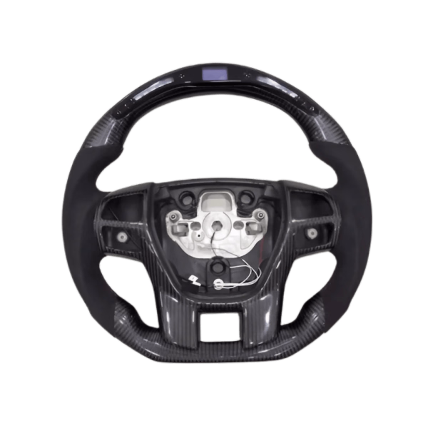 Ford Endeavour Carbon Fiber Steering Wheel with Alcantara and LED RPM Display